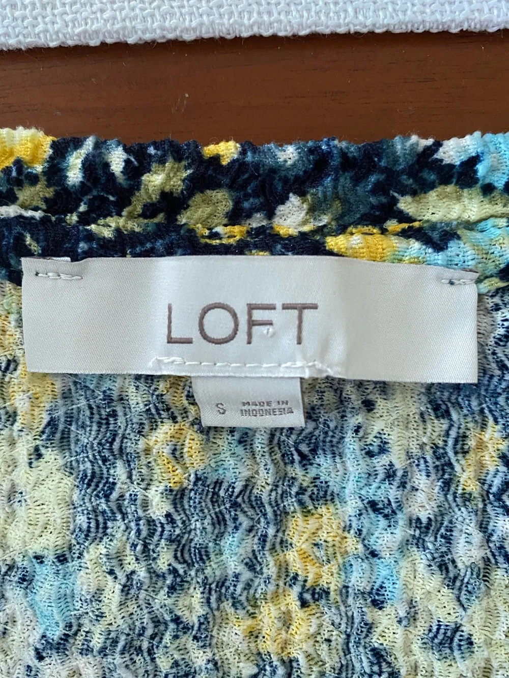 LOFT blue yellow